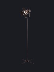 Searchlight Matt Black Drew Floor Lamp - Image 2 of 3