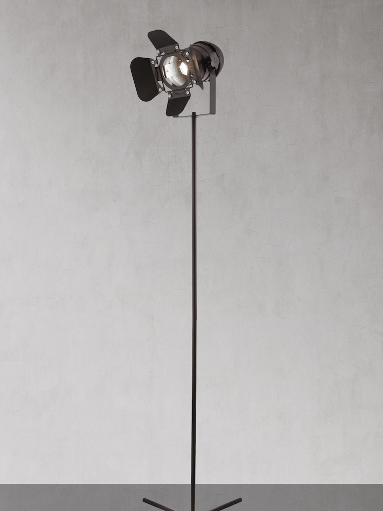 Searchlight Matt Black Drew Floor Lamp - Image 3 of 3