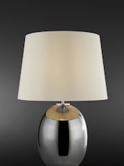 Searchlight Chrome Bellvue Table Lamp - Image 1 of 3