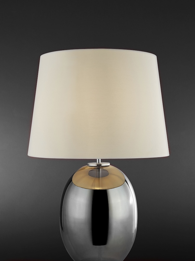 Searchlight Chrome Bellvue Table Lamp - Image 1 of 3
