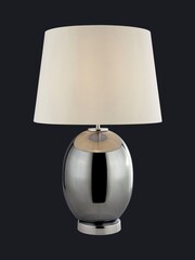 Searchlight Chrome Bellvue Table Lamp - Image 2 of 3