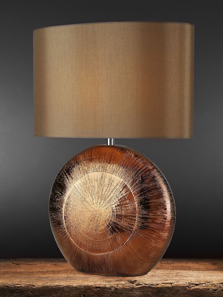 Searchlight Bronze Kira Table Lamp - Image 1 of 3