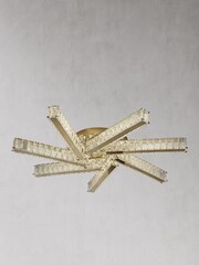 Searchlight Gold Rocha 7 Light Flush Ceiling Light - Image 2 of 2