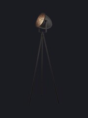 Searchlight Black Tomo Floor Lamp - Image 2 of 3