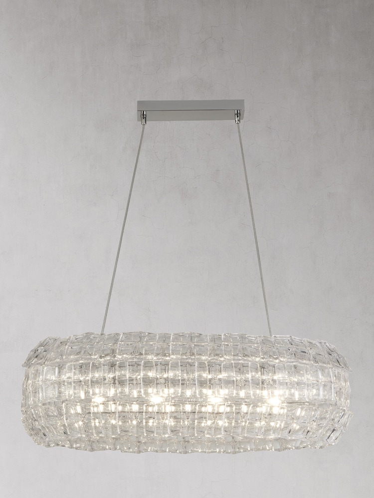 Searchlight Clear/Chrome Zaza 4 Light Ceiling Light - Image 3 of 3