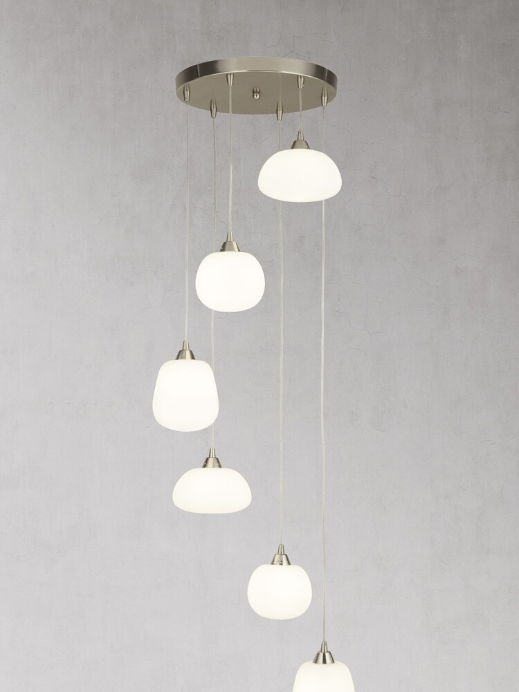 Searchlight Silver Magda Cascading 6 Light - Image 2 of 2