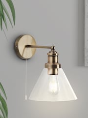 Searchlight Entwine Antique Brass Wall Light - Image 1 of 2