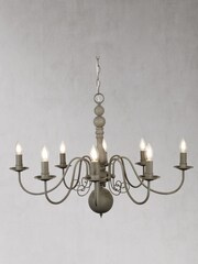 Searchlight Fairmont 8 Light Grey Ceiling Light - Image 2 of 2