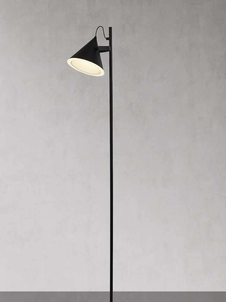 Searchlight Matt Black Luz LED Floor Lamp - Image 2 of 2