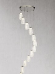 Searchlight Giana 12 Light Clear Glass Multi Drop Ceiling Light Pendant - Image 2 of 2