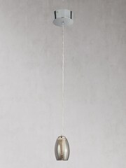 Searchlight Giana Smoked Glass Ceiling Light Pendant - Image 2 of 2