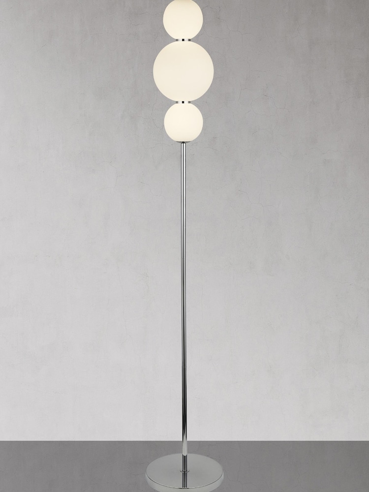 Searchlight Chrome Acre 2 Light Floor Light - Image 2 of 2