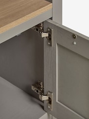 Dove Grey Malvern Oak Effect Wide Shelf - Image 8 of 10