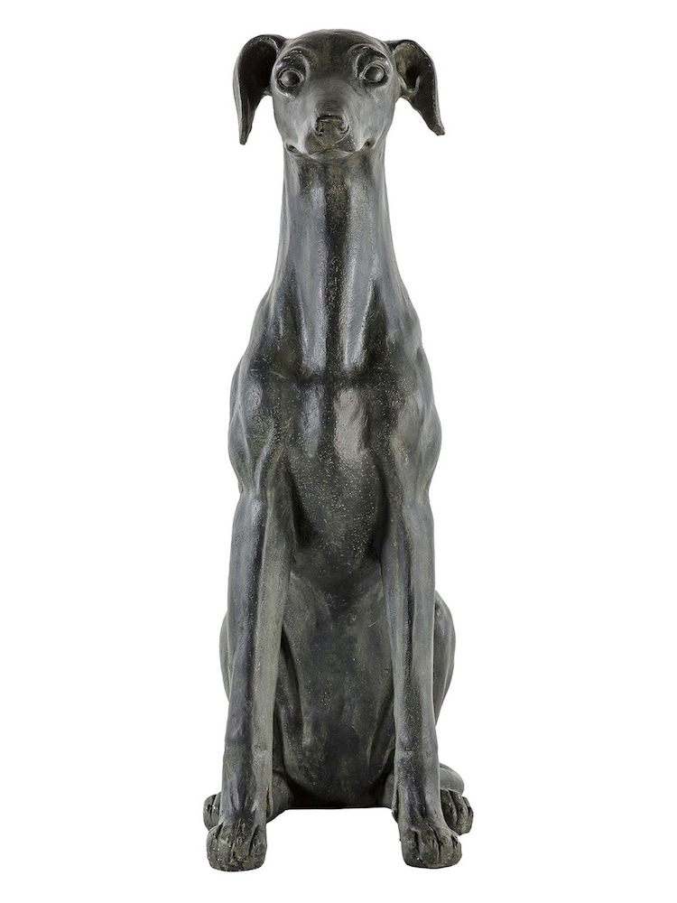 Gallery Home Black Nicholas Sitting Hound - Image 4 of 4