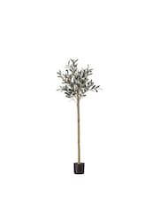 Gallery Home Green Artificial Medium Olive Tree In Pot - Image 1 of 5