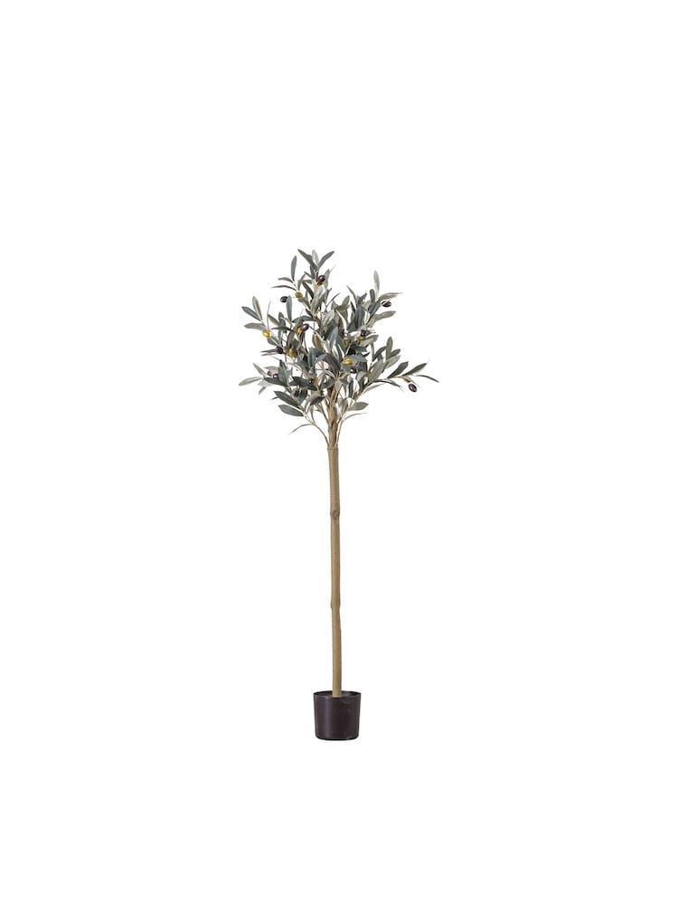 Gallery Home Green Artificial Medium Olive Tree In Pot - Image 1 of 5