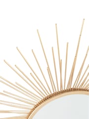 Pacific Gold Starburst Round Wall Mirror - Image 3 of 4