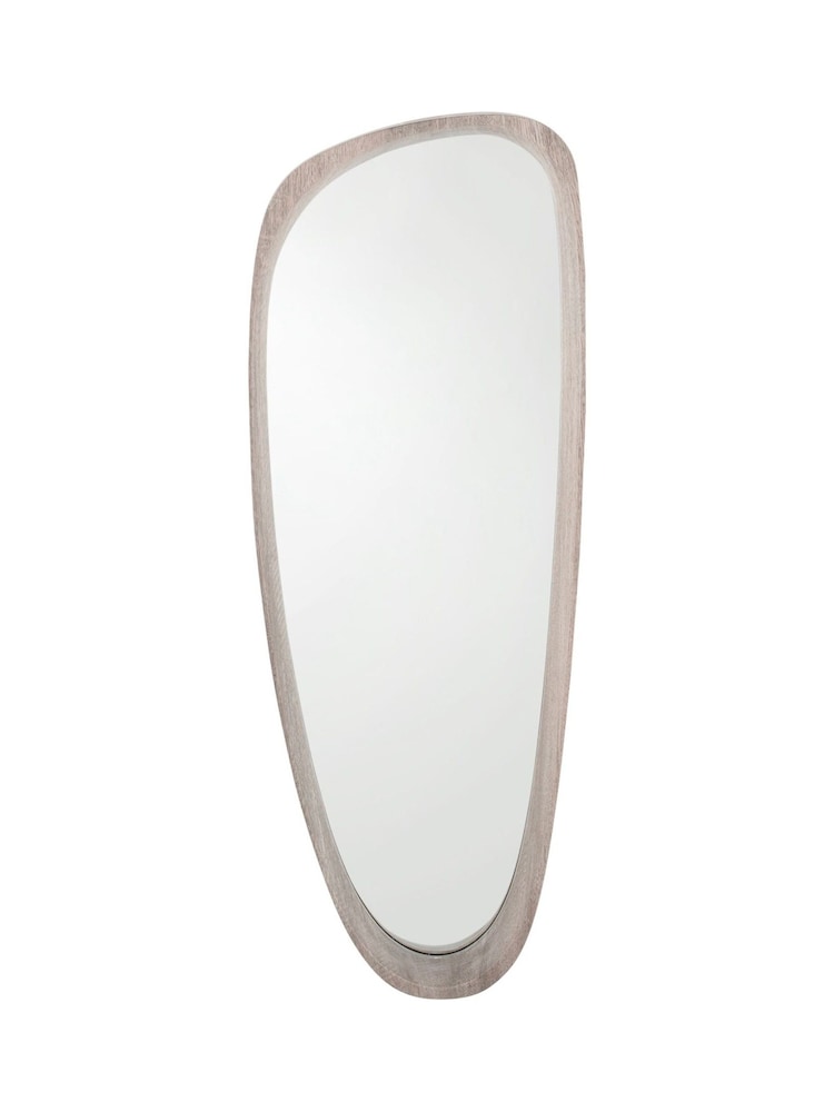 Pacific Grey Teardrop Wall Mirror - Image 2 of 4