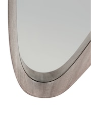 Pacific Grey Teardrop Wall Mirror - Image 3 of 4