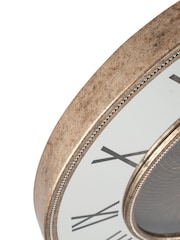 Pacific Gold Antique Gold Metal & Mirror Geo Print Wall Clock - Image 6 of 7