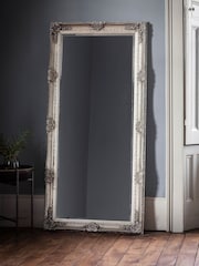 Gallery Home Silver Assen Leaner Mirror - Image 1 of 3