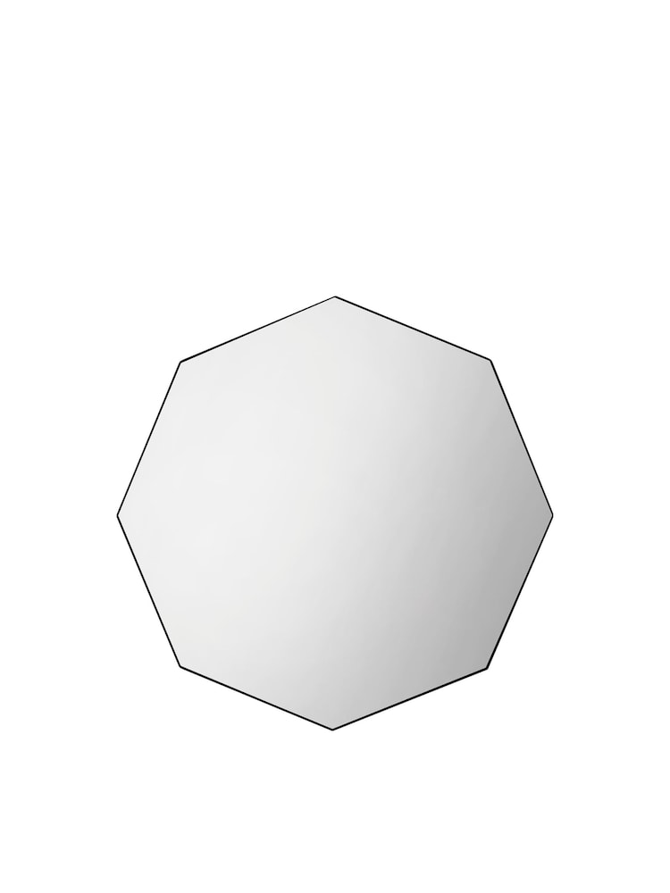 Gallery Home Black Drew Octagon Mirror - Image 1 of 2
