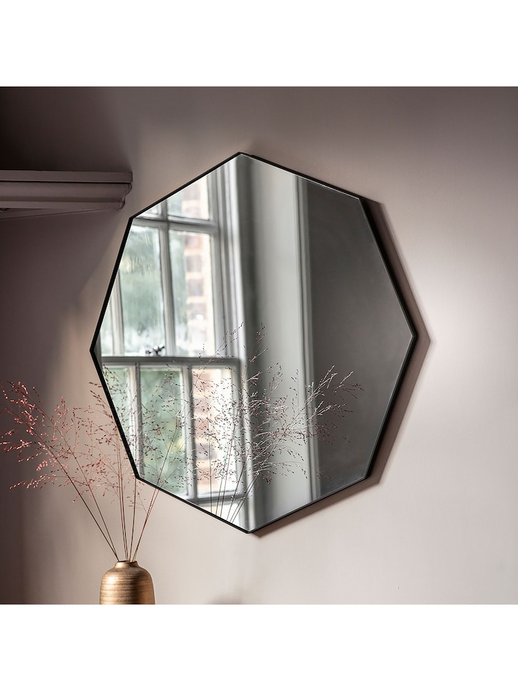 Gallery Home Black Drew Octagon Mirror - Image 2 of 2