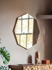 Gallery Home Gold Drew Octagon Mirror - Image 1 of 4