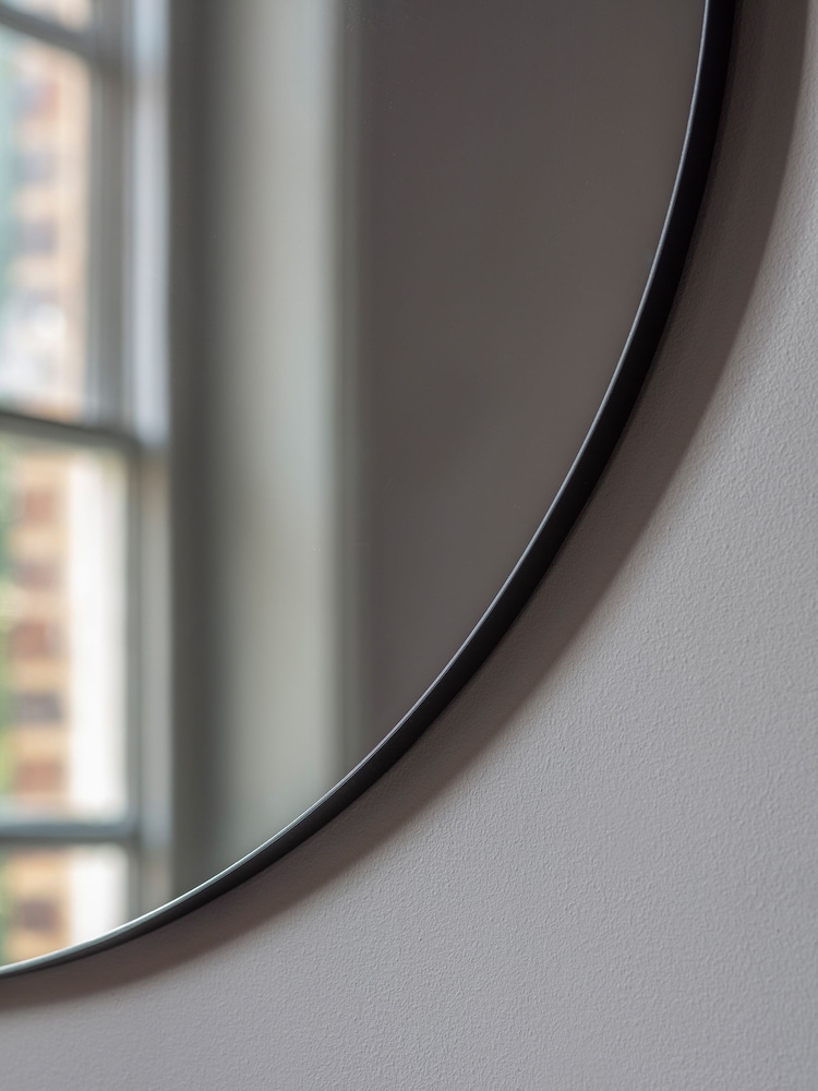 Gallery Home Black Drew Round Mirror - Image 3 of 3
