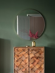 Gallery Home Gold Drew Round Mirror - Image 1 of 2