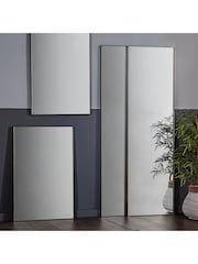 Gallery Home Black Macey Rectangle Mirror - Image 2 of 6