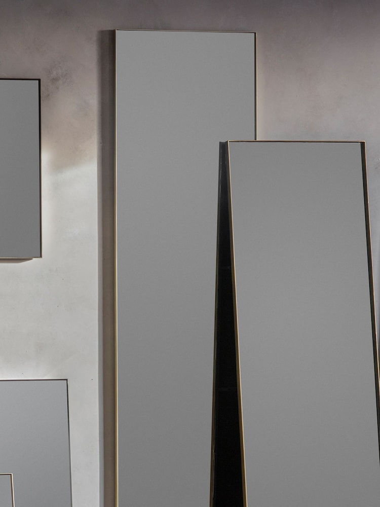Gallery Home Champagne Macey Leaner Mirror - Image 1 of 2