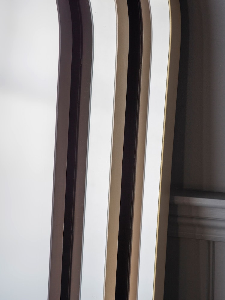 Gallery Home Black Macey Arch Mirror - Image 2 of 2 Gallery Home Black Macey Arch Mirror - Image 2 of 2