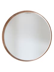 Gallery Home Natural Lainey Round Mirror - Image 1 of 1
