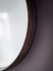 Gallery Home Natural Lainey Round Mirror - Image 2 of 3