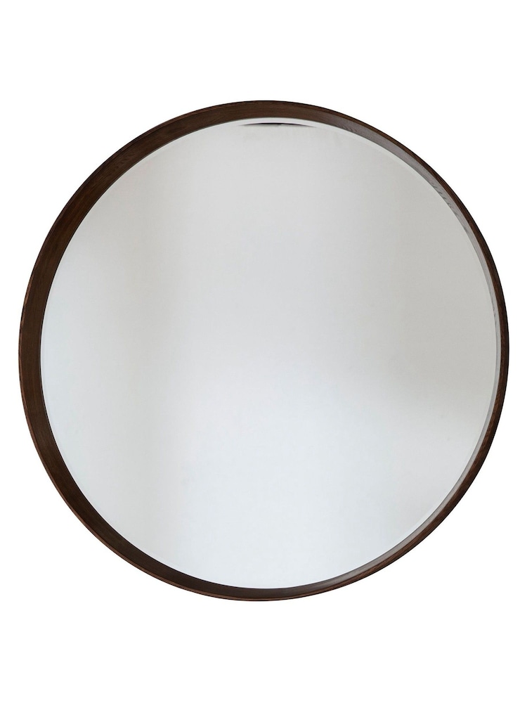 Gallery Home Natural Lainey Round Mirror - Image 3 of 3