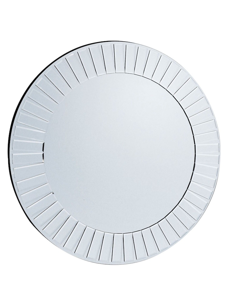 Gallery Home Silver Hooper Round Mirror - Image 2 of 2