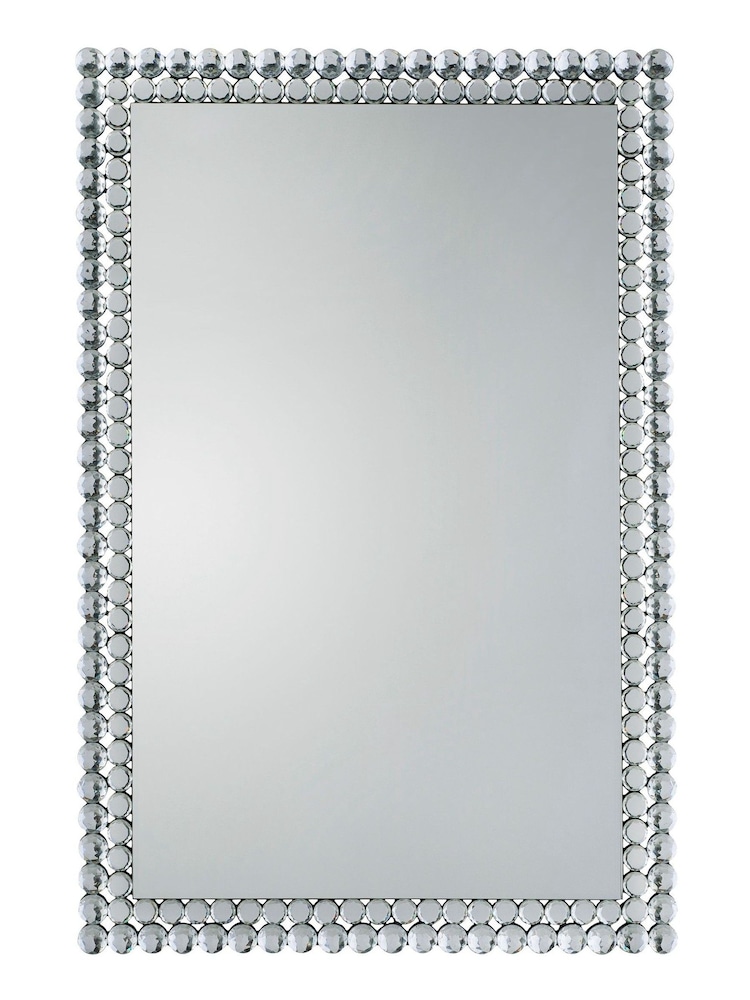 Gallery Home Silver Troy Rectangle Mirror - Image 3 of 3