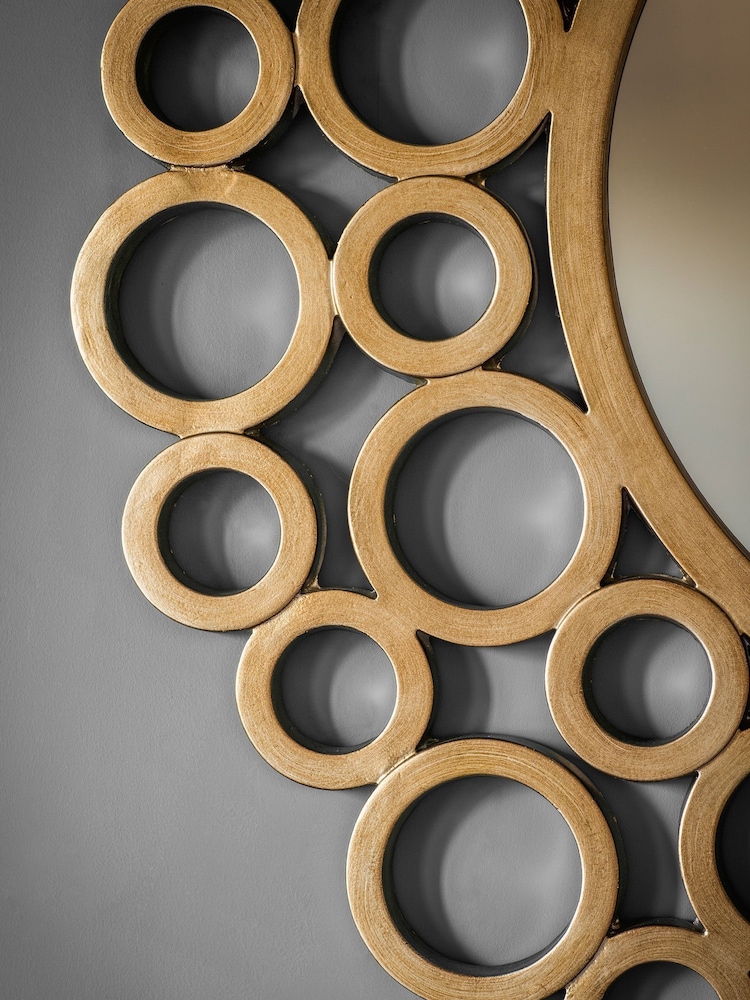 Gallery Home Gold Amira Mirror - Image 3 of 3 Gallery Home Gold Amira Mirror - Image 3 of 3