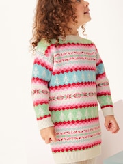Mehrfarbig - Pulloverkleid mit Fairisle-Muster (3Monate -10Jahre) - Bild 1 von 6