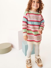 Mehrfarbig - Pulloverkleid mit Fairisle-Muster (3Monate -10Jahre) - Bild 2 von 6