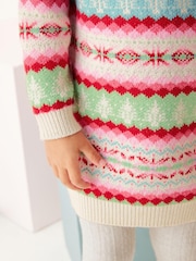 Mehrfarbig - Pulloverkleid mit Fairisle-Muster (3Monate -10Jahre) - Bild 3 von 6