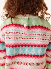 Mehrfarbig - Pulloverkleid mit Fairisle-Muster (3Monate -10Jahre) - Bild 4 von 6