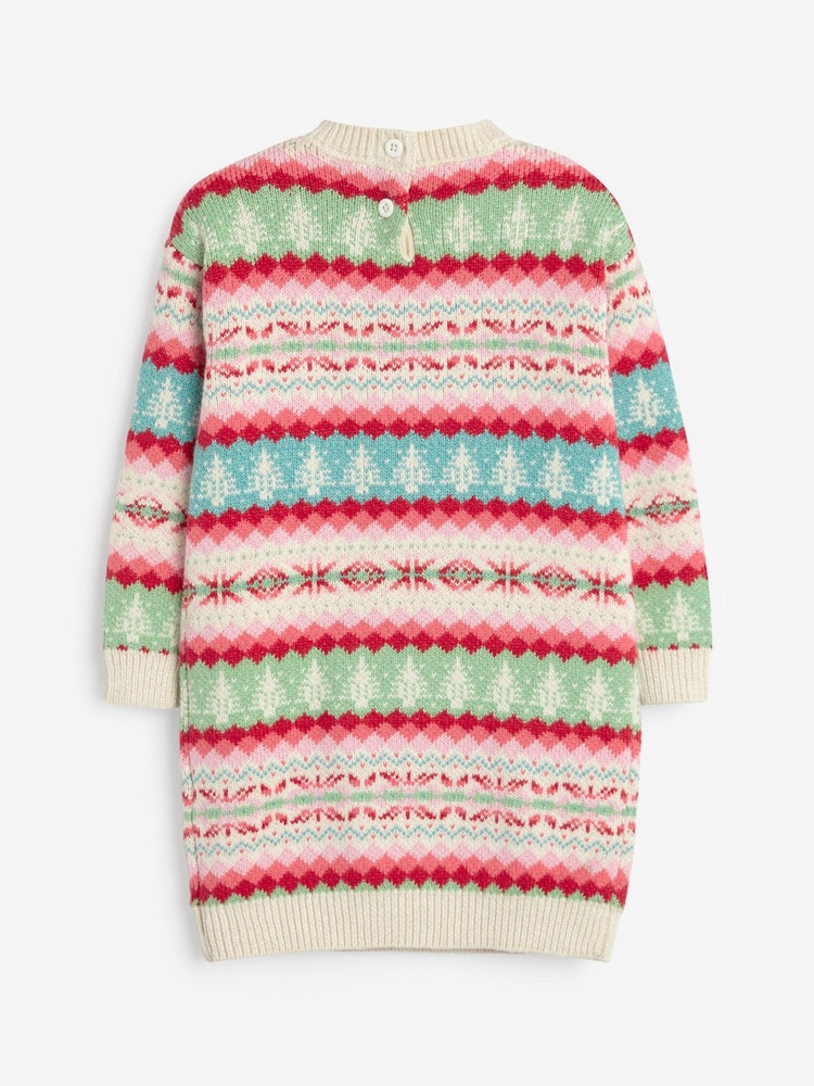 Mehrfarbig - Pulloverkleid mit Fairisle-Muster (3Monate -10Jahre) - Bild 6 von 6
