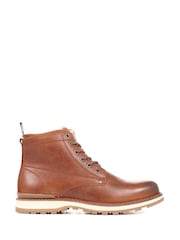 لون طبيعي - بوت بارتفاع الكاحل جلد رجالي Ealing من Jones Bootmaker - صورة 1 من 5