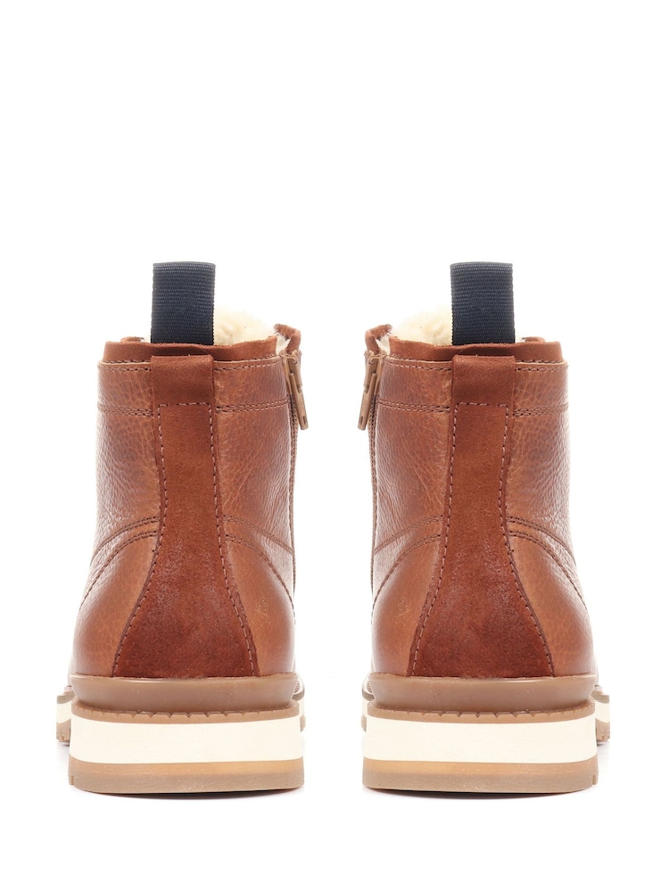 لون طبيعي - بوت بارتفاع الكاحل جلد رجالي Ealing من Jones Bootmaker - صورة 2 من 5