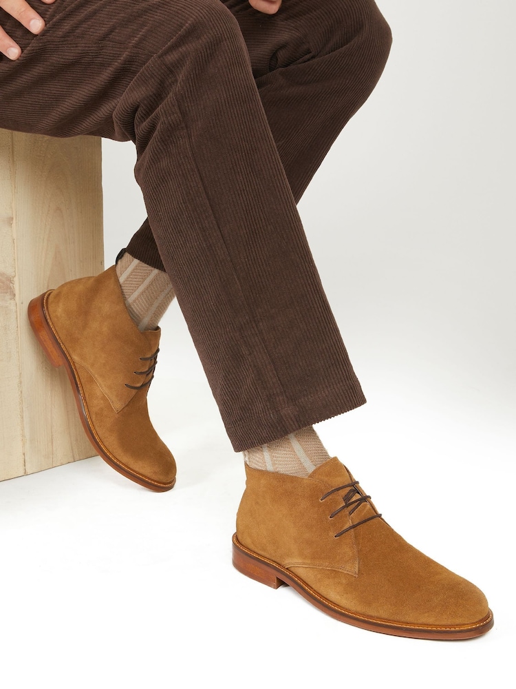 Jones Bootmaker Deacon Suede Chukka Boots - Image 1 of 6