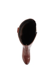 Jones Bootmaker Womens Cinzia Brown Leather Riding Boots - Image 5 of 6
