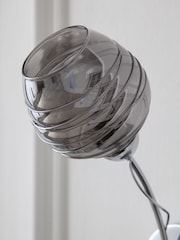 Smoke Grey Drizzle Wall Light - Image 2 of 10