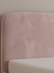 Pink Blush Opulent Velvet Matson Upholstered Ottoman Storage Bed Frame - Image 3 of 6